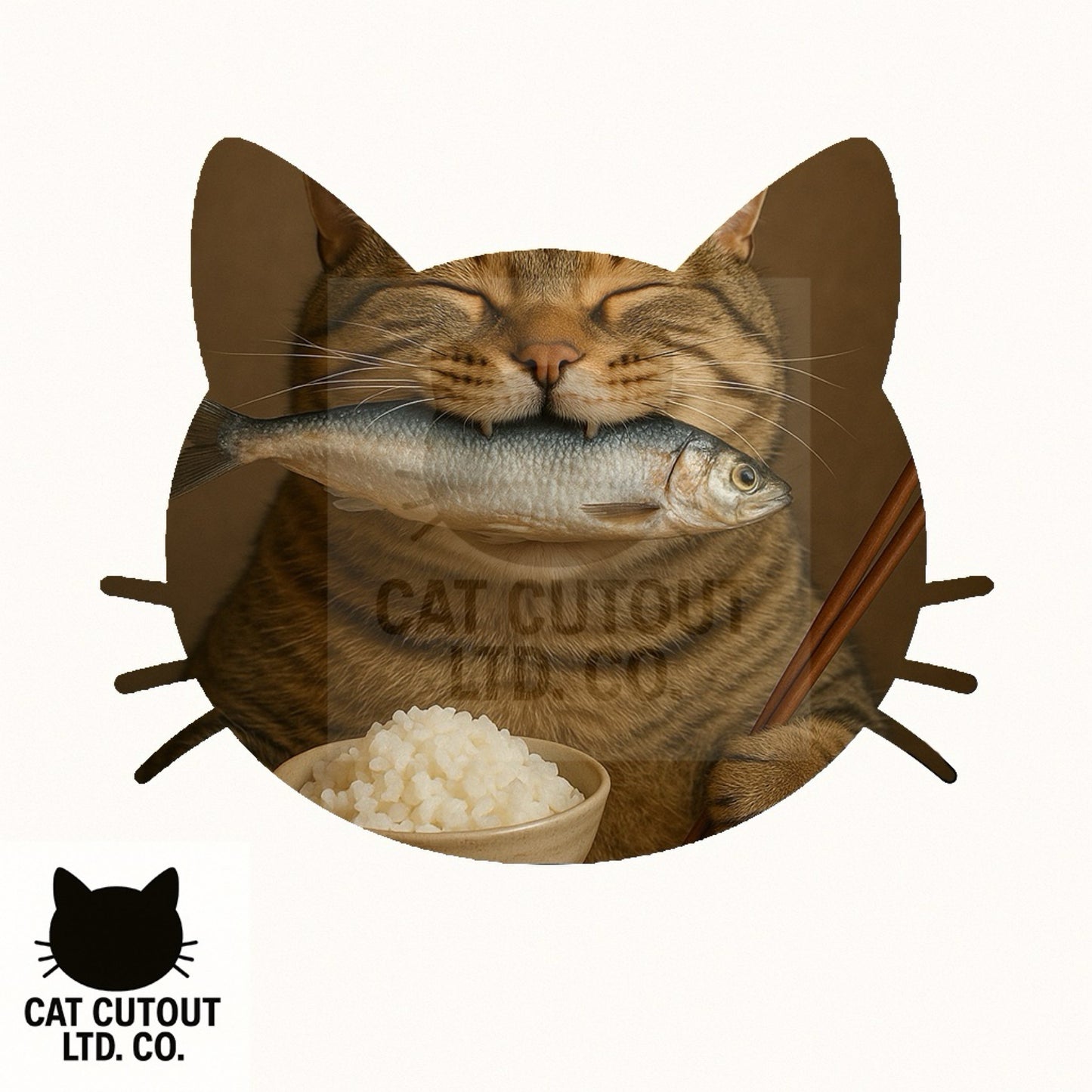 Cat Cutout Tee - Sashimi